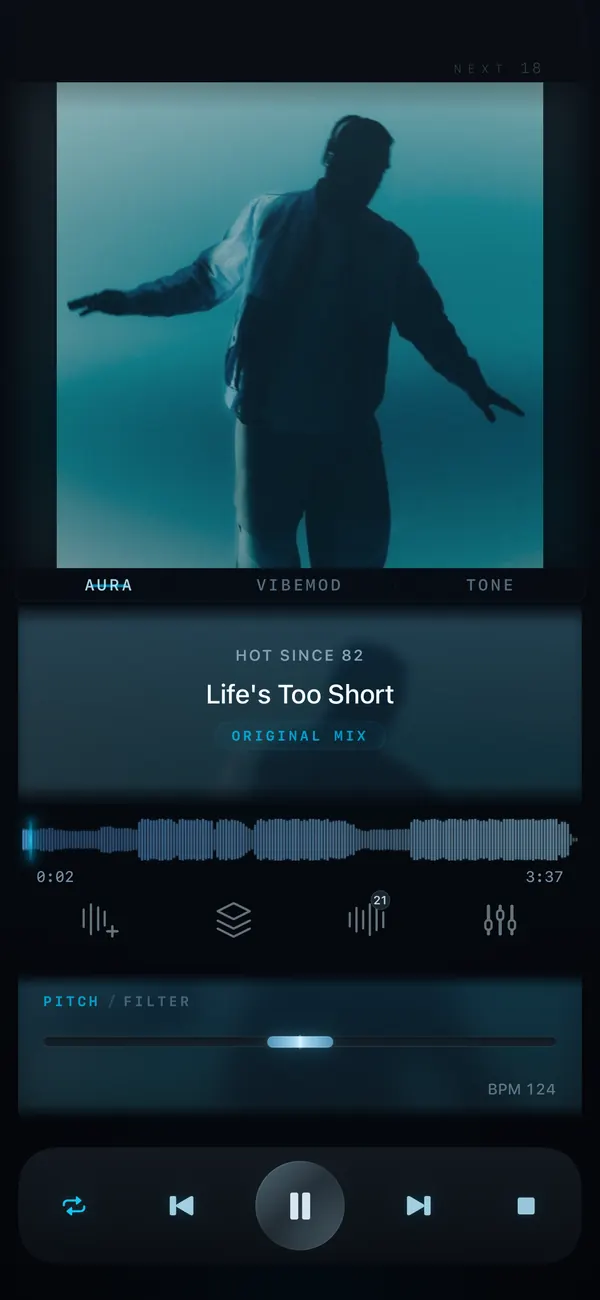 Slowing down a song without changing pitch in VibeDeck Player